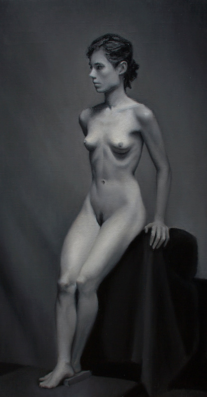 Grisaille Figure Study: Laura