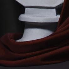 Detail of Color Cast Study: Caesar with Red Sash